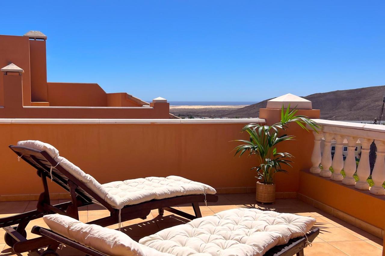 Villa Tarabilla With Private Pool & Ocean Views Corralejo Exterior foto